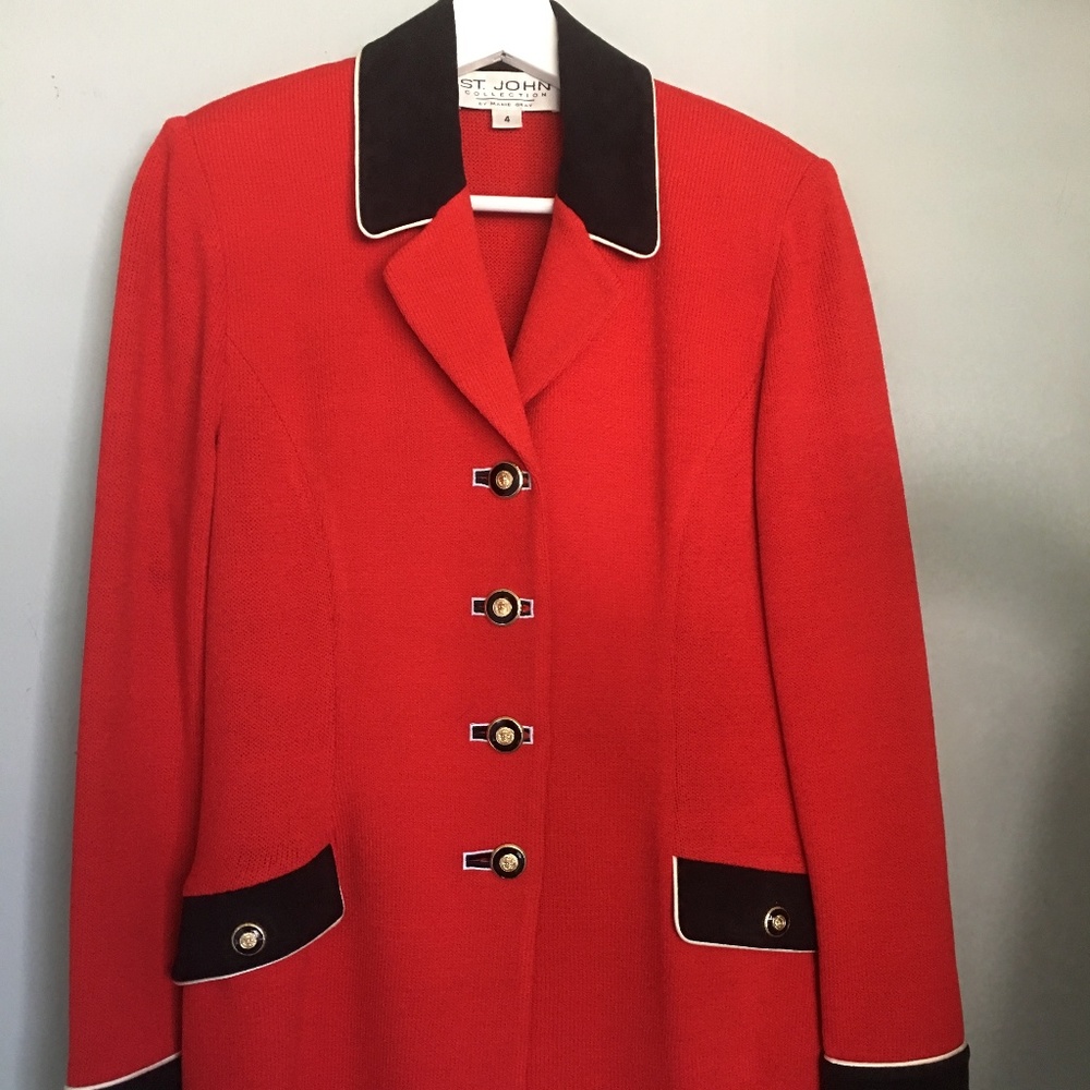 St. John Collection by Marie Gray Red Jacket